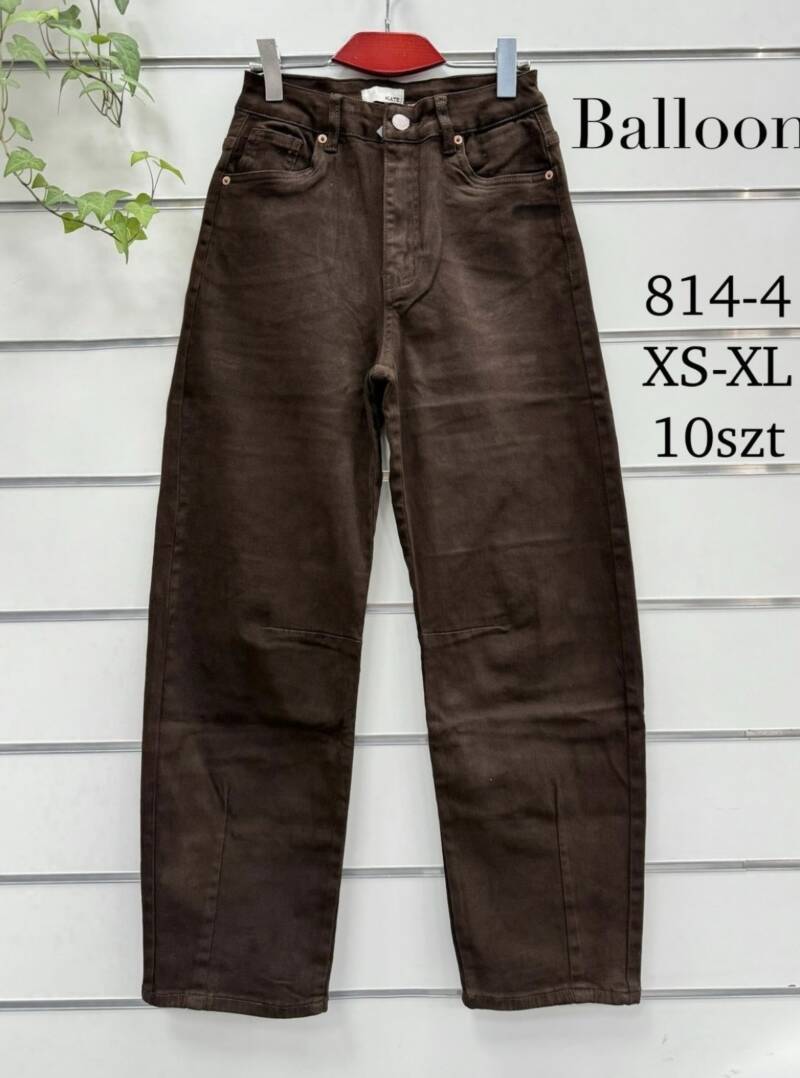 Spodnie damskie jeansy Roz XS-XL, 1 Kolor Paczka 10 szt